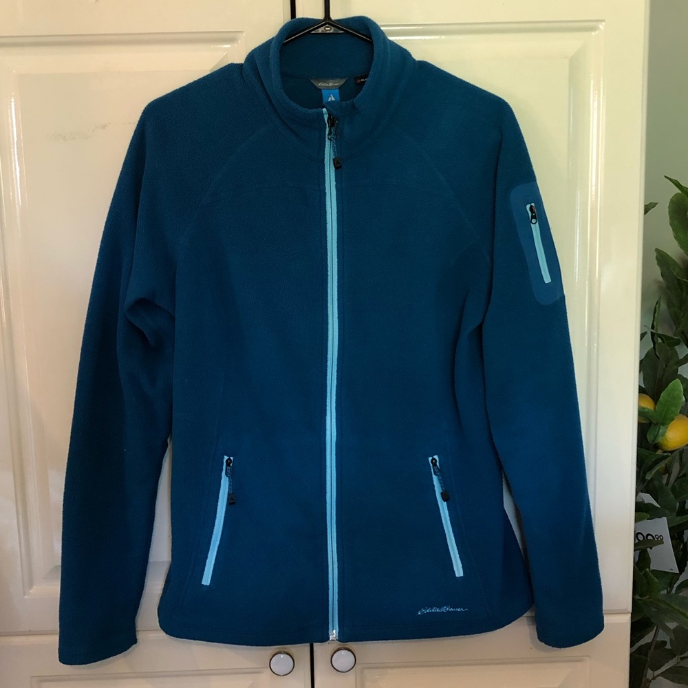 Eddie Bauer Full-Zip Fleece Jacket - Size Medium